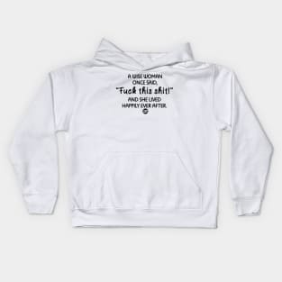 wise woman Kids Hoodie